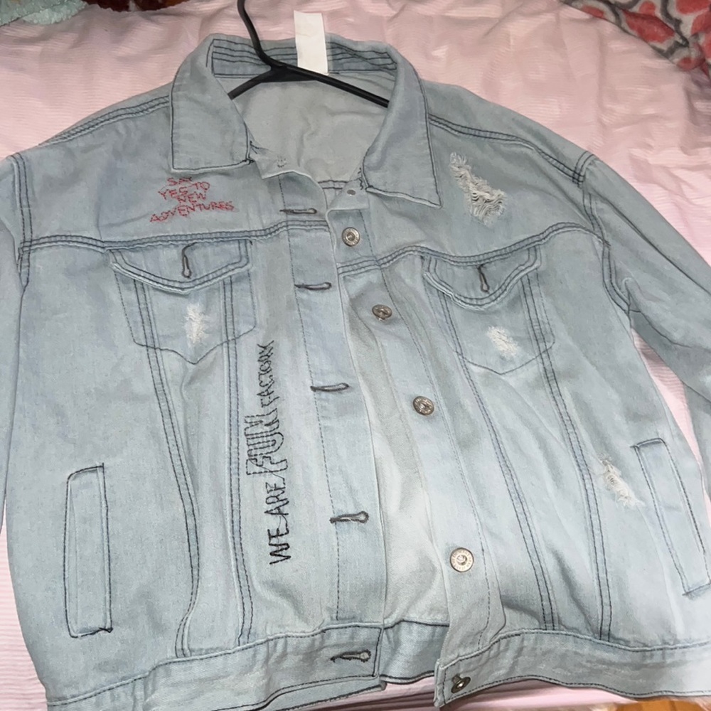 Stylish jeans jacket ,never worn